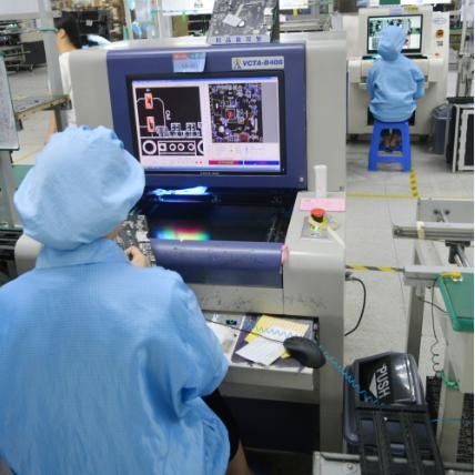 Shenzhen Shinelink Technology Ltd linea di produzione in fabbrica