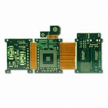 Immersion gold Rigid Flexible PCB printed circuit boards for touch screen , rigid flex board